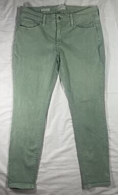 Universal Thread Mid Rise Skinny Jeans Green Women's Size 8/29